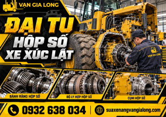 Đại tu hộp số xe xúc lật