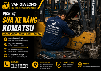 Sửa xe nâng Komatsu
