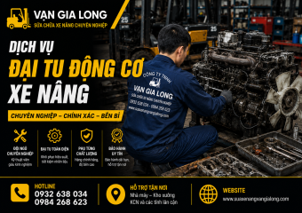 Đại tu động cơ xe nâng