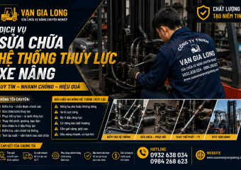 Sửa chữa hệ thống thủy lực xe nâng