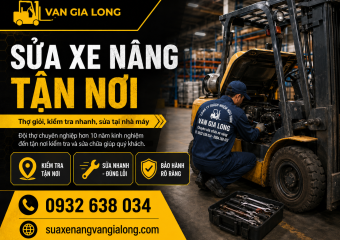 Sửa xe nâng tại nhà máy