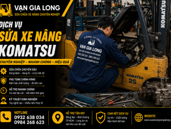 Sửa xe nâng Komatsu