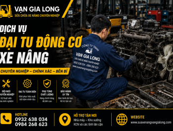 Đại tu động cơ xe nâng