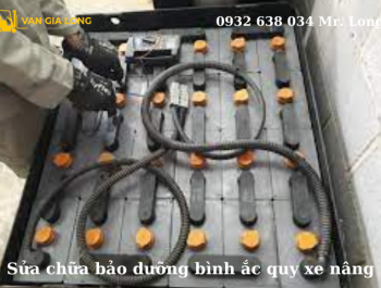 Sửa chữa bình ắc quy xe nâng