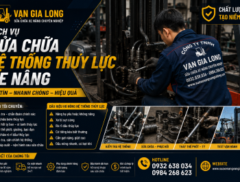 Sửa chữa hệ thống thủy lực xe nâng
