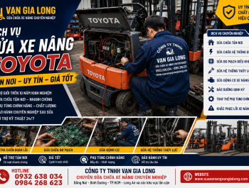 Sửa xe nâng Toyota tận nơi